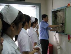 肾内科开展病房模拟实施突发火灾的应急演练