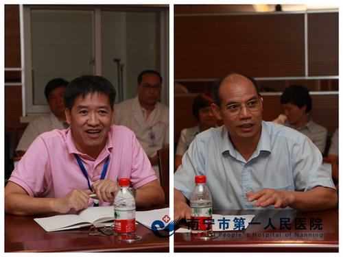 武鸣县人民医院同仁到我院参观交流