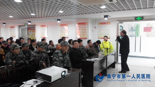 我院领导二次深入社区再为居民上养生保健课