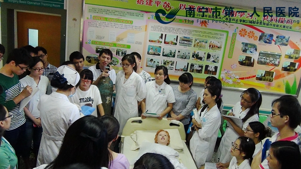 我院举行医疗专业实习生临床技能培训