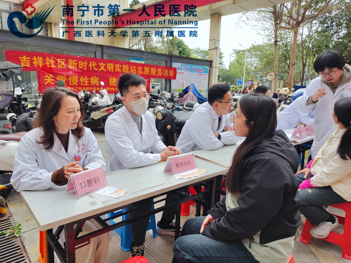 学雷锋，送健康——枫林社区卫生服务中心走进吉祥社区开展义诊活动