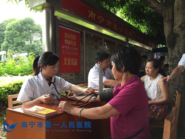 我院对口支援人员开展义诊活动