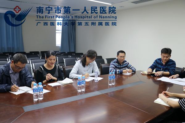 广西卫生职业技术学院来我院进行实习生中期检查