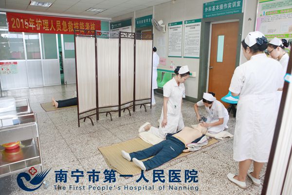 我院完成对全院护理人员心肺复苏术操作考核工作