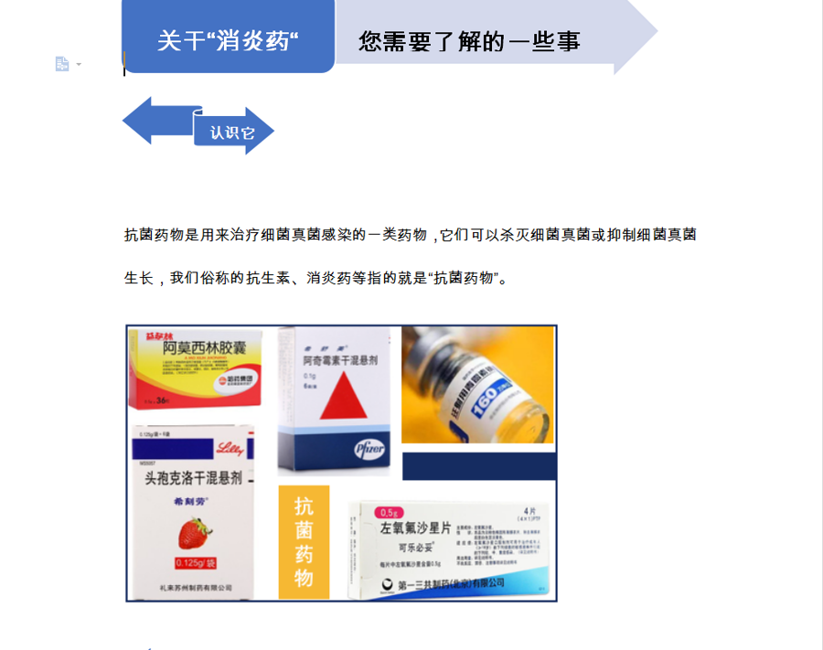 关于“消炎药”您需要了解的一些事