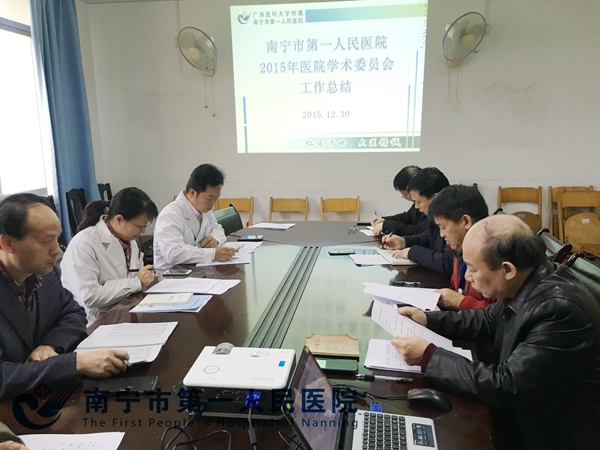 我院2015年学术委员会年终工作总结会圆满召开