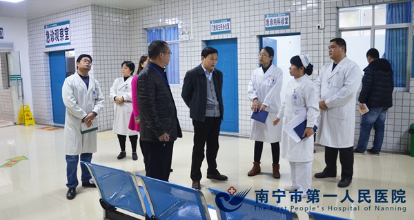 我院领导到埌东分院布置节前安全生产工作