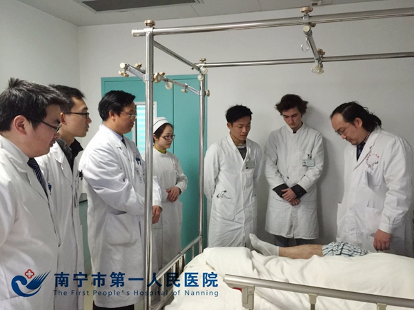 柏林学子在我院骨科学习交流