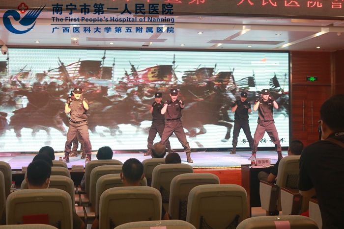 我院召开平安共建经验报告会