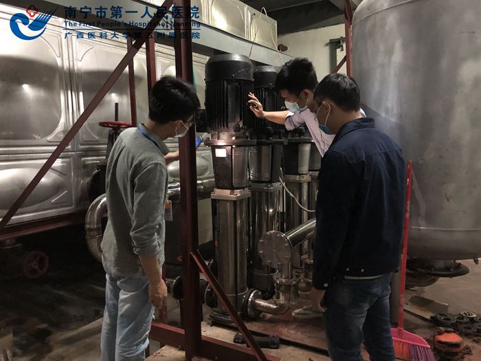 我院总务科开展“五一”劳动节前安全生产检查