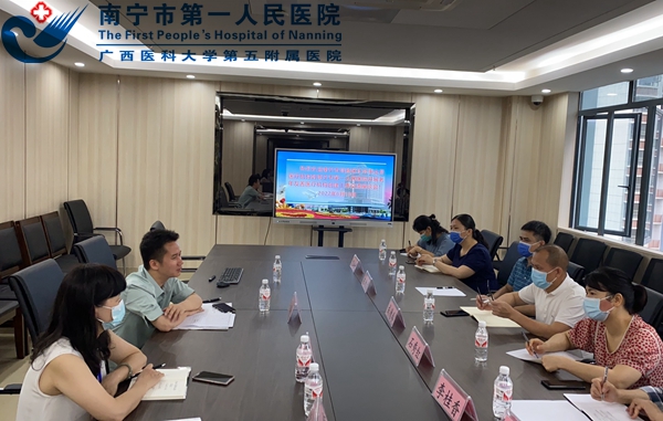 高新区社会事业局组织医疗机构到我院开展老年友善医疗机构创建工作交流