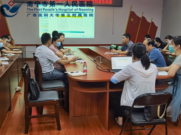 我院到医疗集团成员单位兴宁区三塘镇卫生院进行DRG工作培训