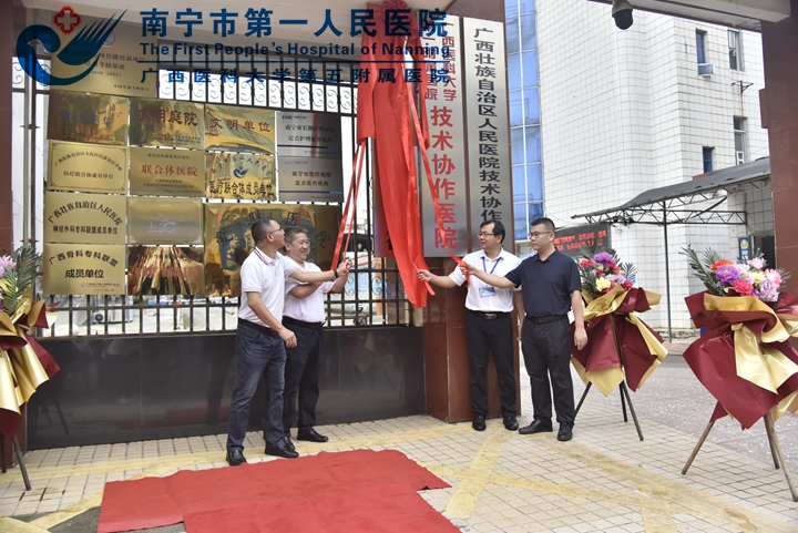 合作共赢谋发展 南宁市第一人民医院与南宁市第九人民医院紧密型医联体成员单位顺利揭牌