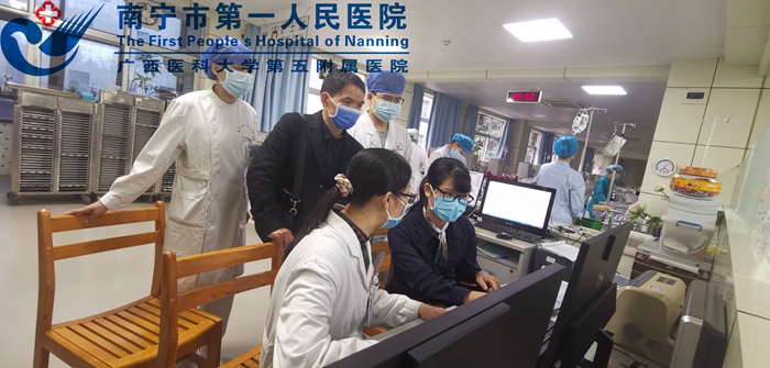 推进医联体工作 帮扶成员单位发展——武鸣区中医医院到市一医院血液净化中心参观学习