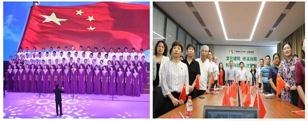 2019年10月，我院同心筑梦，隆重庆祝新中国成立70周年
